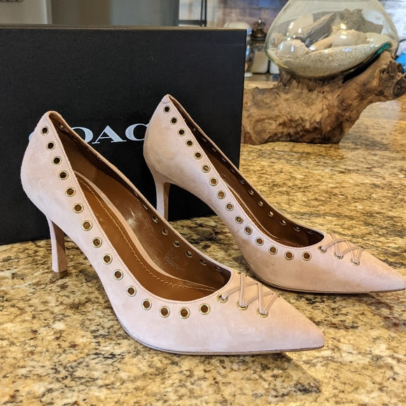 Coach Pink Pumps Heels 9.5 NWT - Picture 2 of 5